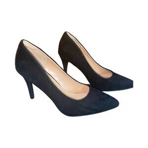 Sz.7M*Trary*Black Suede Pumps High Heels--Like New!!--3 1/2"Inch Heel